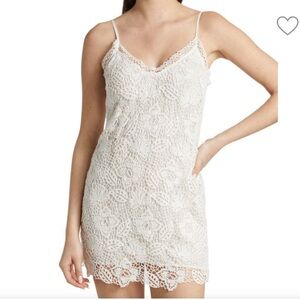 Rag + Bone crochet mini dress
